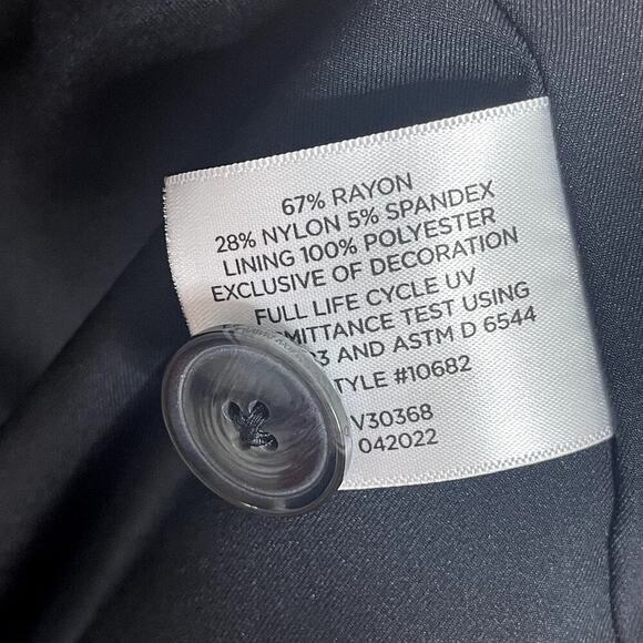 COOLIBAR WOMEN'S BLACK TECHNOLOGIE BLAZER JACKET SIZE M NWOT - Picture 9 of 10